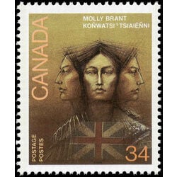 canada stamp 1091i molly brant 34 1986