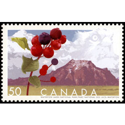 canada stamp 2105 waterton lakes national park 50 2005