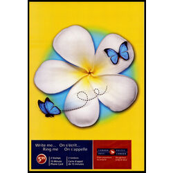 canada stamp 2045i butterfly and flower 2004