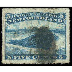 newfoundland stamp 40i harp seal 5 1876 U VF 005