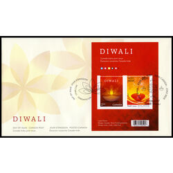 canada stamp 3023 diwali 3 00 2017 FDC