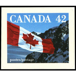 canada stamp 1388 flag over mountains 42 1992