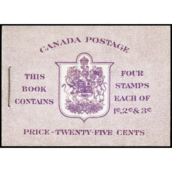 canada stamp bk booklets bk37e king george vi 1942