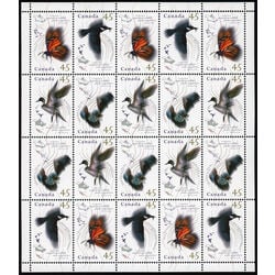 canada stamp 1566a migratory wildlife 1995 M PANE BL