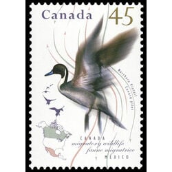 canada stamp 1565 northern pintail 45 1995