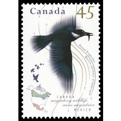 canada stamp 1564 belted kingfisher 45 1995