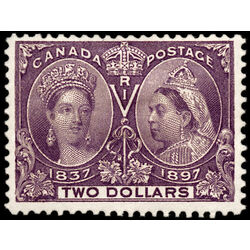 canada stamp 62 queen victoria diamond jubilee 2 1897 M F VF 062
