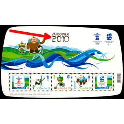 canada stamp 2305f olympic emblems and mascots 2009