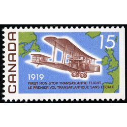 canada stamp 494i vickers vimy over atlantic 15 1969 M VFNH SE