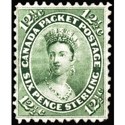 canada stamp 18 queen victoria 12 1859 M F VF 037