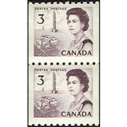 canada stamp 466i pair queen elizabeth ii 1967