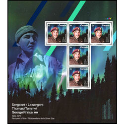 canada stamp 3361 pane tommy prince 1915 1977 4 60 2022