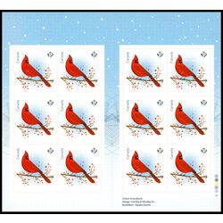canada stamp 3365a cardinal 2022