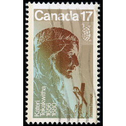 canada stamp 885 kateri tekakwitha 17 1981 U VF 001