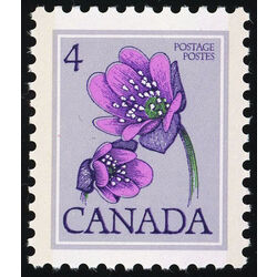 canada stamp 709 hepatica 4 1977