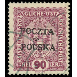 poland stamp 50 coat of arms 1919