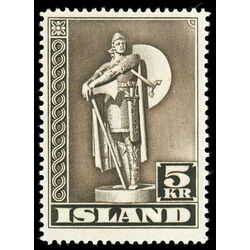iceland stamp 230 statue of thorfinn karlsefni 1939