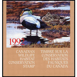 canadian wildlife habitat conservation stamp fwh8d eider duck 8 50 1992