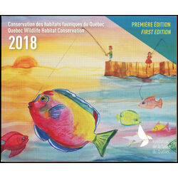 quebec wildlife habitat conservation stamp qw31 dq90 1 the sunny sunfish 10 2018