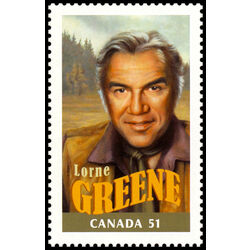 canada stamp 2153c lorne greene bonanza 1915 1987 51 2006