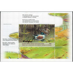 canadian wildlife habitat conservation stamp fwh19d northern shovelers ducks 8 50 2003