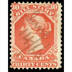 canada revenue stamp fb30 second bill issue 30 1865