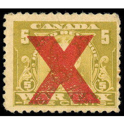 canada revenue stamp fwt11a george v war tax 5 1920