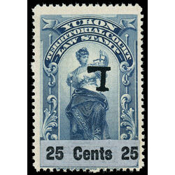 canada revenue stamp yl13 territorial court 1902