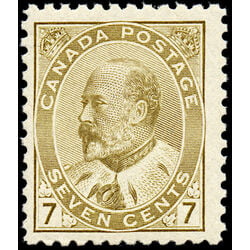 canada stamp 92 edward vii 7 1903 M F VFNH 004