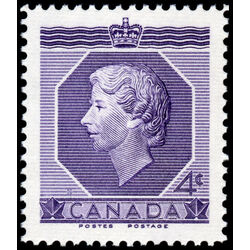 canada stamp 330 queen elizabeth ii 4 1953