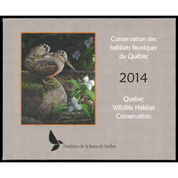 quebec wildlife habitat conservation stamp qw27 american woodcock 12 2014