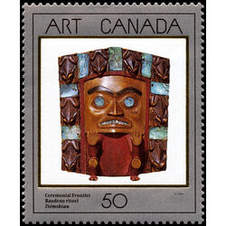 canada stamp 1241 ceremonial frontlet 50 1989