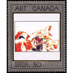 canada stamp 1419 red nasturtiums 50 1992