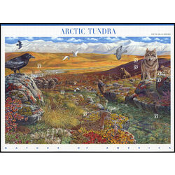 us stamp postage issues 3802 arctic tundra 2003