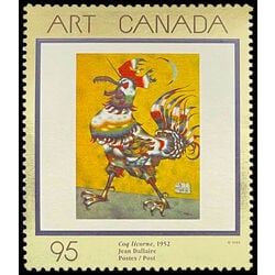 canada stamp 1800 coq licorne 95 1999