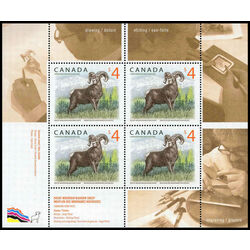 canada stamp 3129 rocky mountain bighorn sheep 4 2018 M PANE