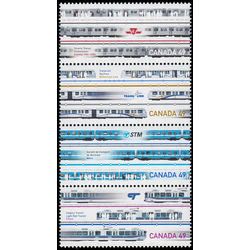 canada stamp 2031a urban transit light rail 2004