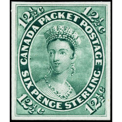 canada stamp 18tc queen victoria 12 1864 M VF 002