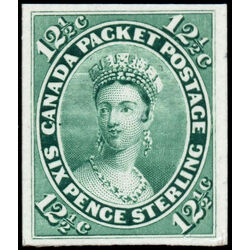 canada stamp 18tc queen victoria 12 1864 M VF 008
