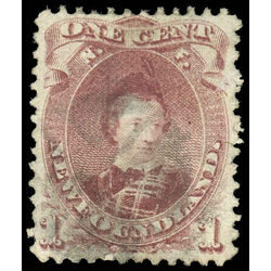 newfoundland stamp 32a edward prince of wales 1 1871 U VF 011