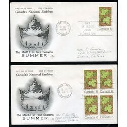 canada stamp 536 summer 6 1971 FDC 001