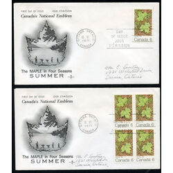 canada stamp 536 summer 6 1971 FDC 001