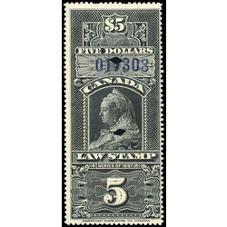 canada revenue stamp fsc12 widow queen victoria 5 1897