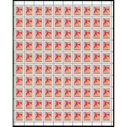 canada stamp 782 western columbine 2 1979 M PANE BL