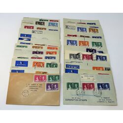 1937 coronation issues on first day covers