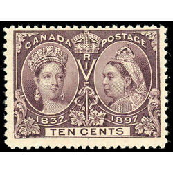 canada stamp 57 queen victoria diamond jubilee 10 1897 M F 057