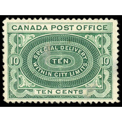 canada stamp e special delivery e1ii special delivery stamps 10 1898 M VFNG 006