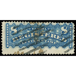 canada stamp f registration f3 registered stamp 8 1876 U F 052