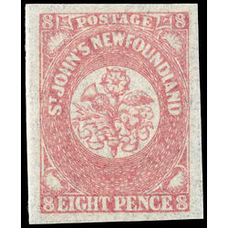 newfoundland stamp 22 pence third issue 8d 1861 M XF 007