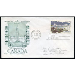 canada stamp 600 vancouver 1 1972 FDC 005